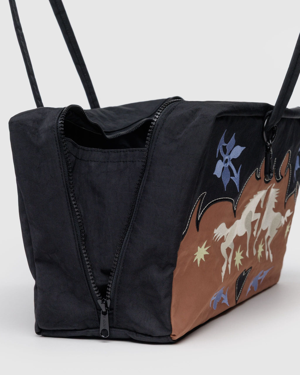 Medium Nylon Bowler Bag - Sale in Western Applique - Practical Use