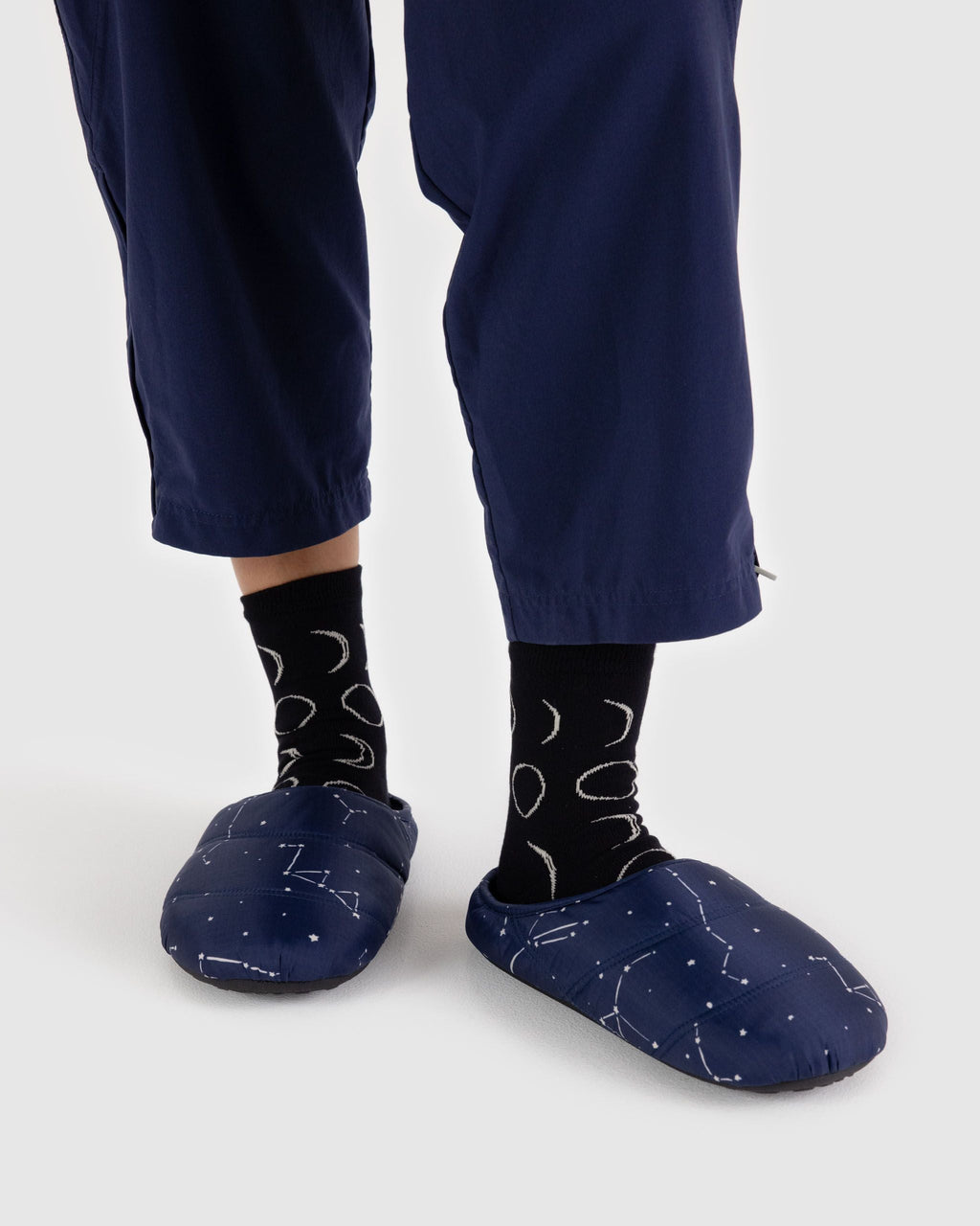 Puffy Slipper in Constellation Midnight for Relaxed At Home Style