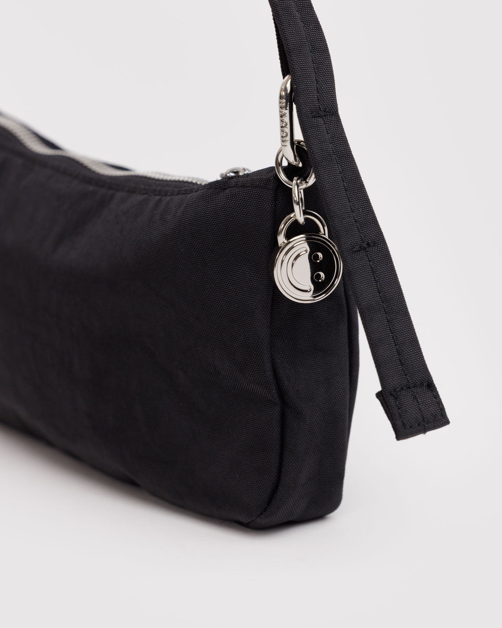 Nylon Pochette in Black for Comfortable Crossbody Style