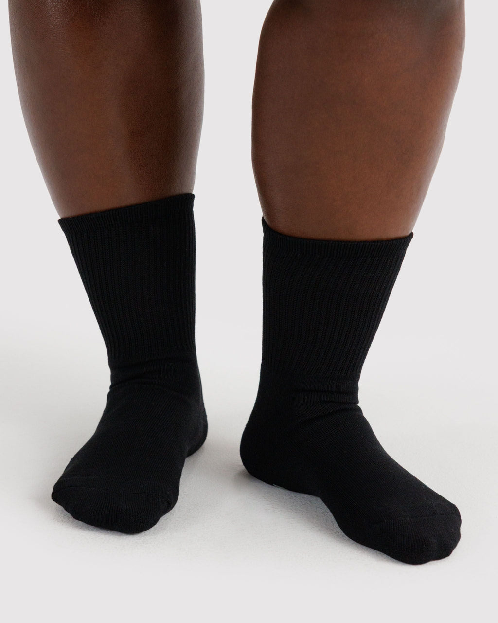 Ribbed Sock in Black for Colorful Everyday Comfort