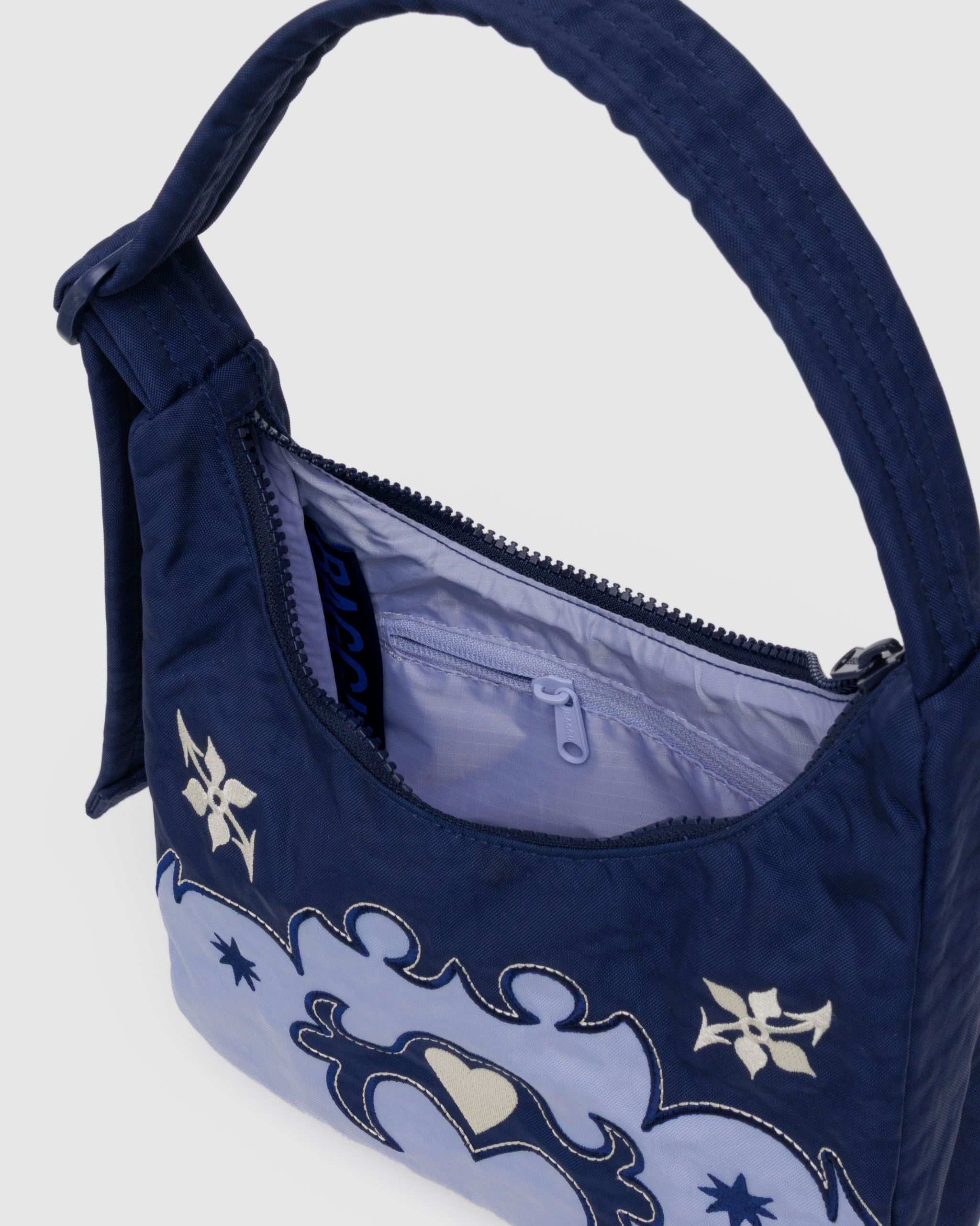 Mini Nylon Shoulder Bag - Sale in Western Applique - Practical Use