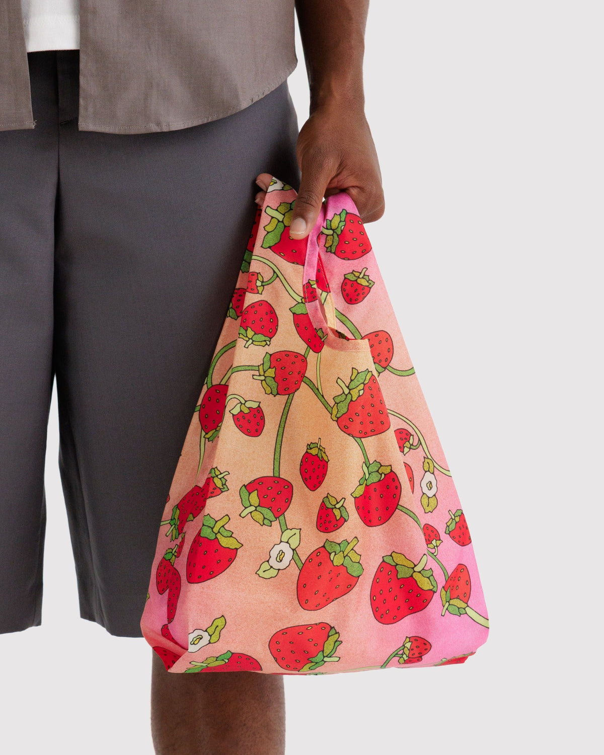 Baby Baggu in Strawberry Blossom for Colorful Daily Shopping