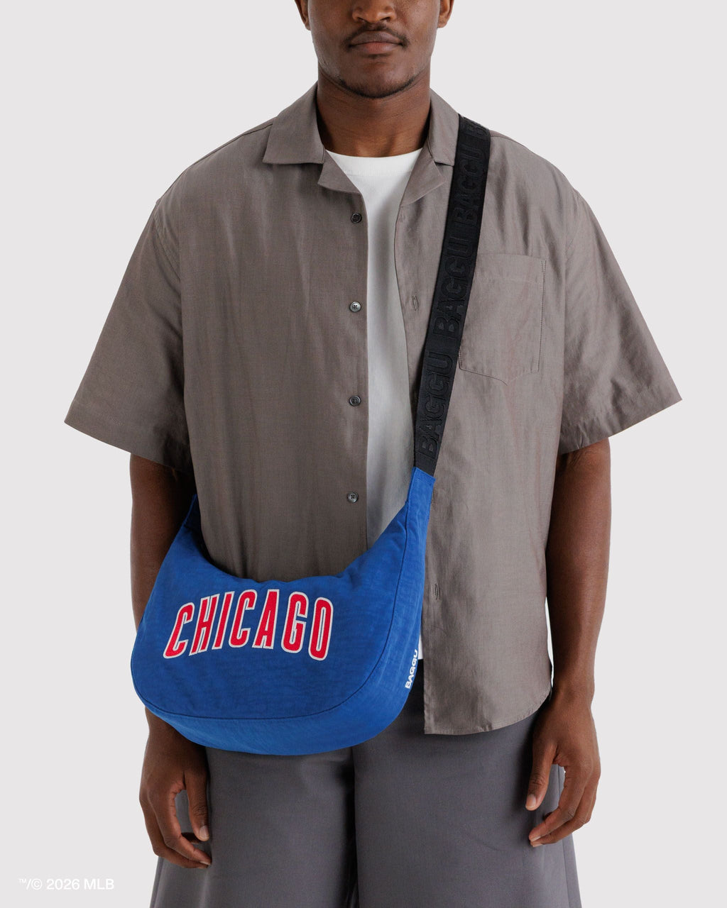 Medium Nylon Crescent Bag in Chicago CubsTM - Practical Use