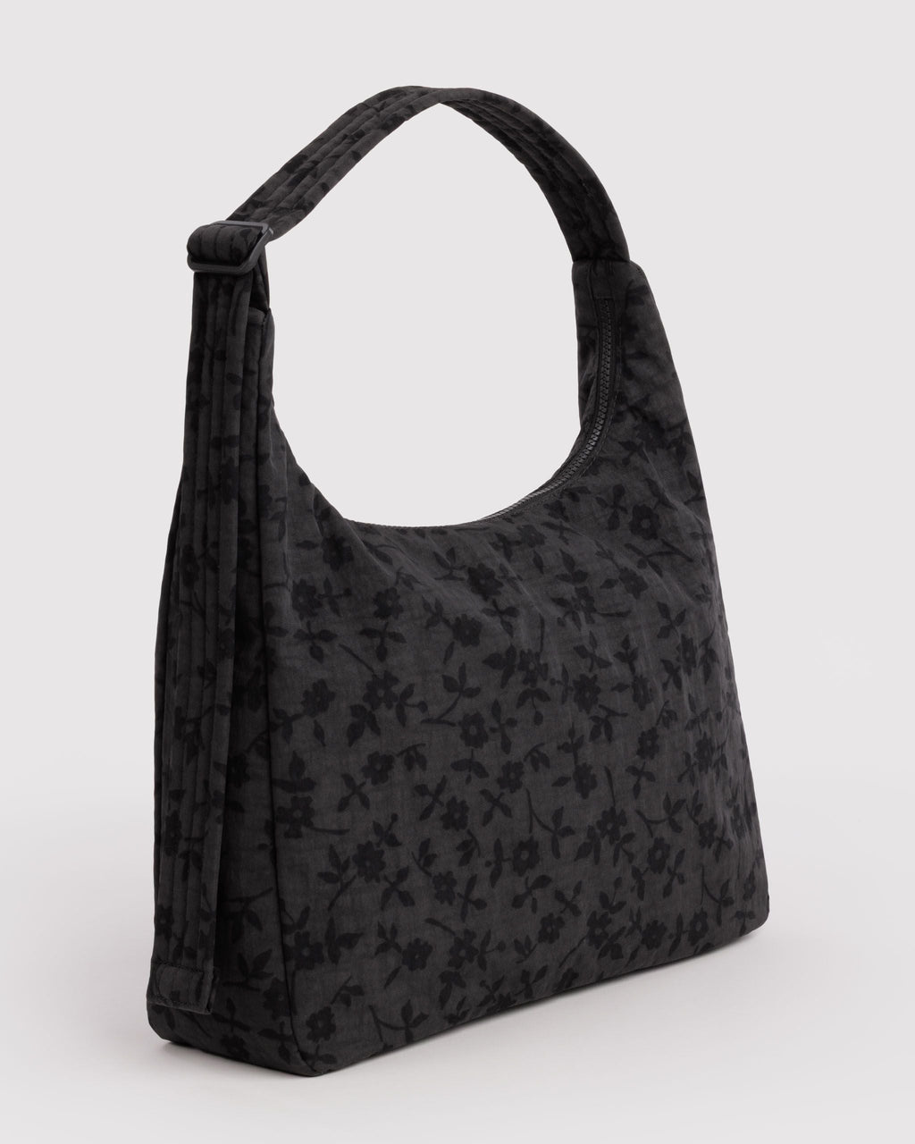 Nylon Shoulder Bag in Charcoal Ditsy Floral - Practical Use