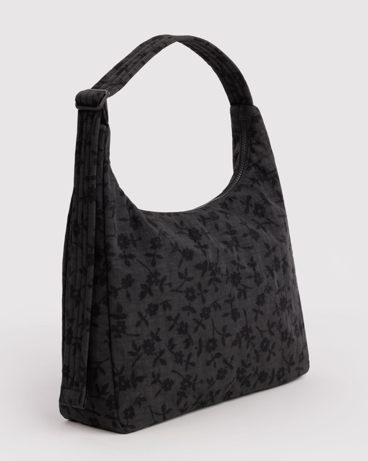 Nylon Shoulder Bag in Charcoal Ditsy Floral - Practical Use