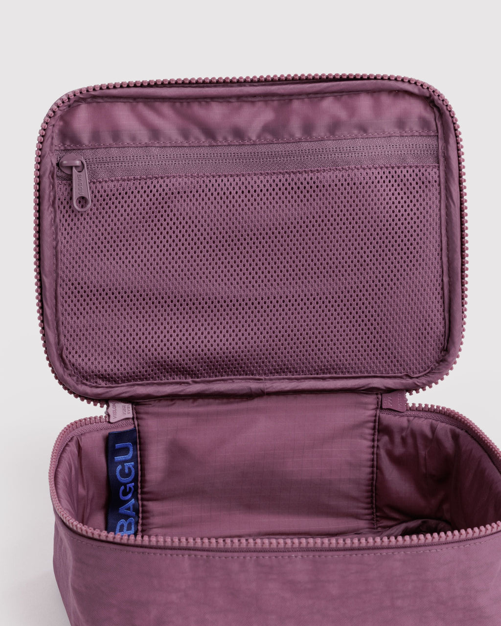 Small Cosmetic Case in Wild Plum for Practical Everyday Organizer
