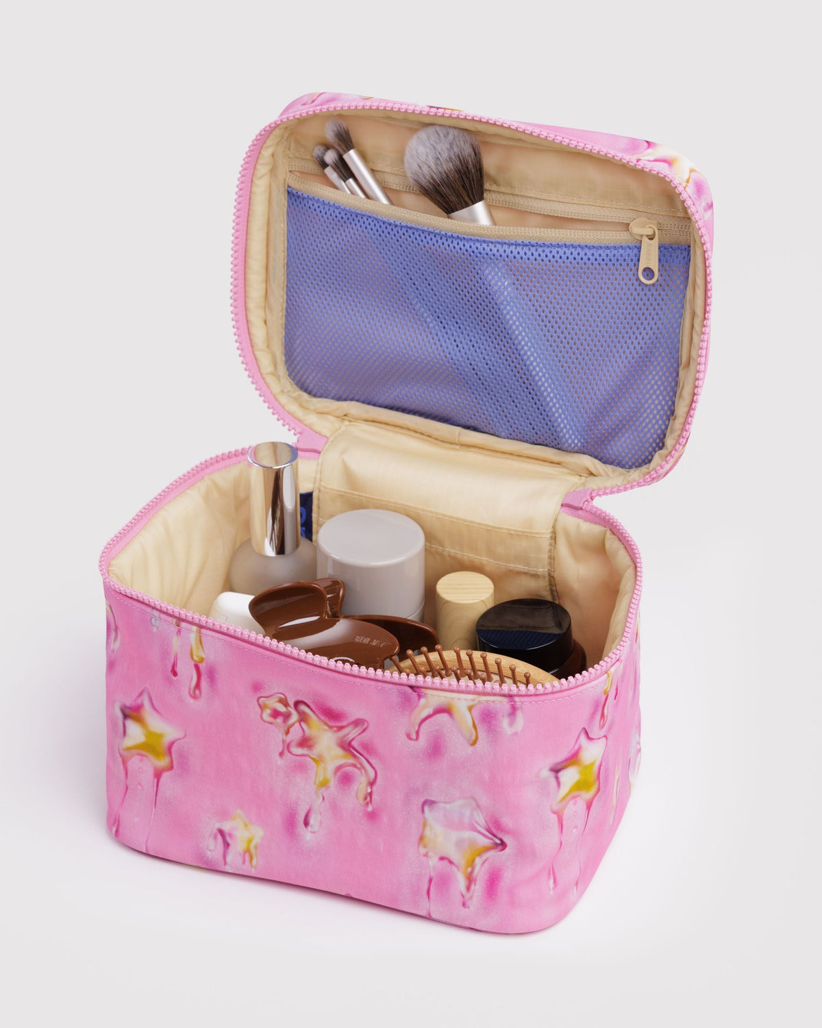 Large Cosmetic Case in Dancing Star for Practical Everyday Organizer