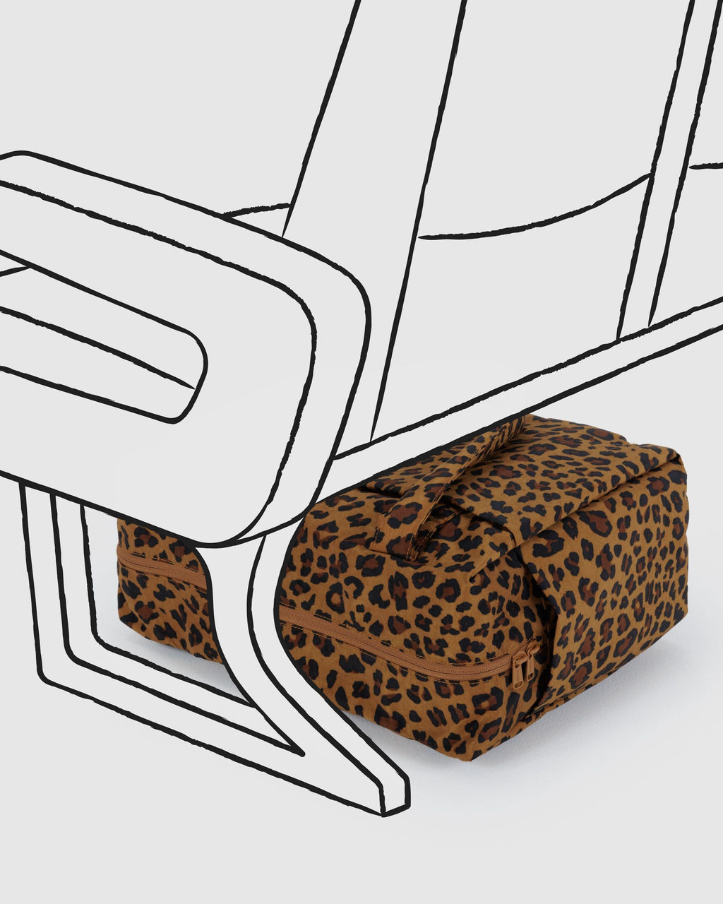 Small Cloud Carry-On in Leopard for Flexible Weekend Travel