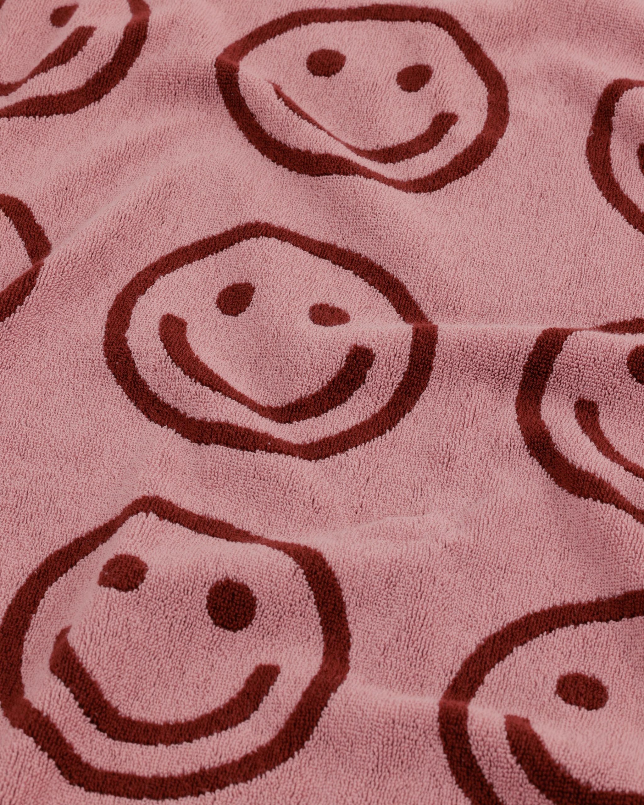 Bath Towel in Blush Happy for Colorful Home Essential