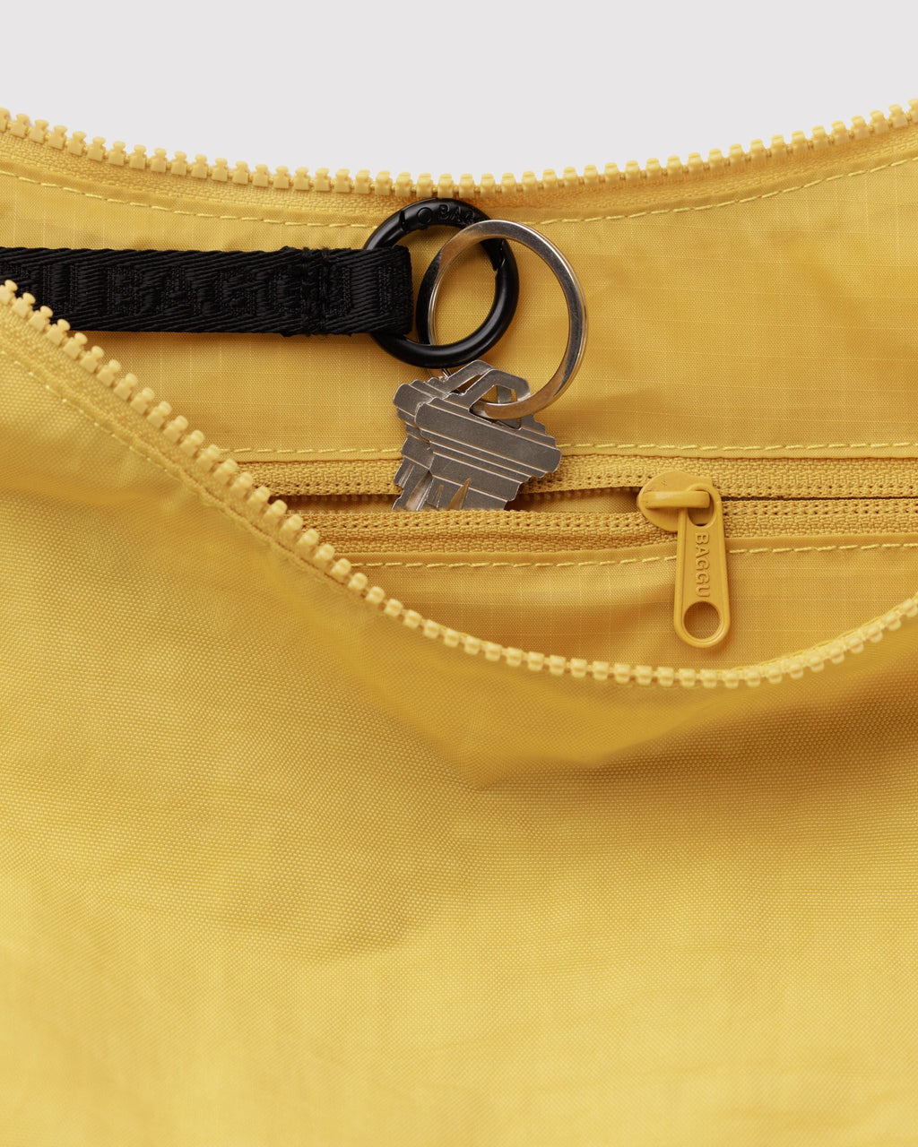 Medium Nylon Crescent Bag in Sunflower for Comfortable Crossbody Style