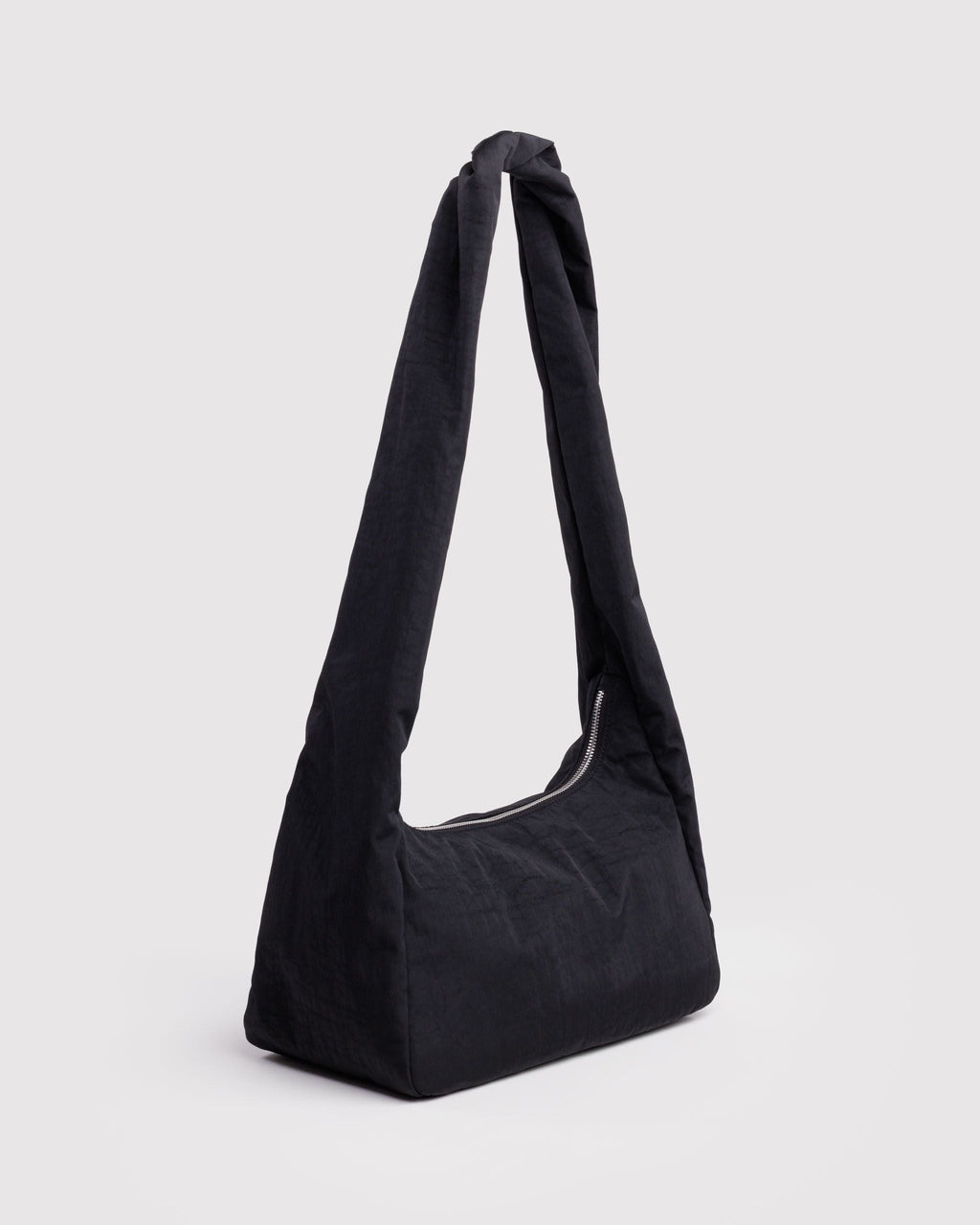 Nylon Meringue Bag in Black for Comfortable Crossbody Style
