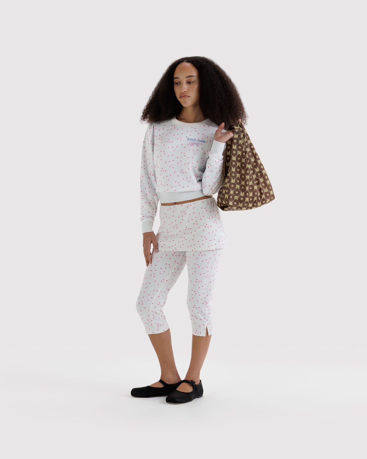 Baby Bow Baggu in Bunny for Colorful Daily Shopping