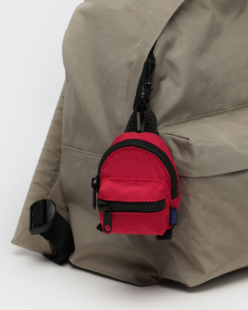 Backpack Charm in Candy Apple for Fun Personal Accent