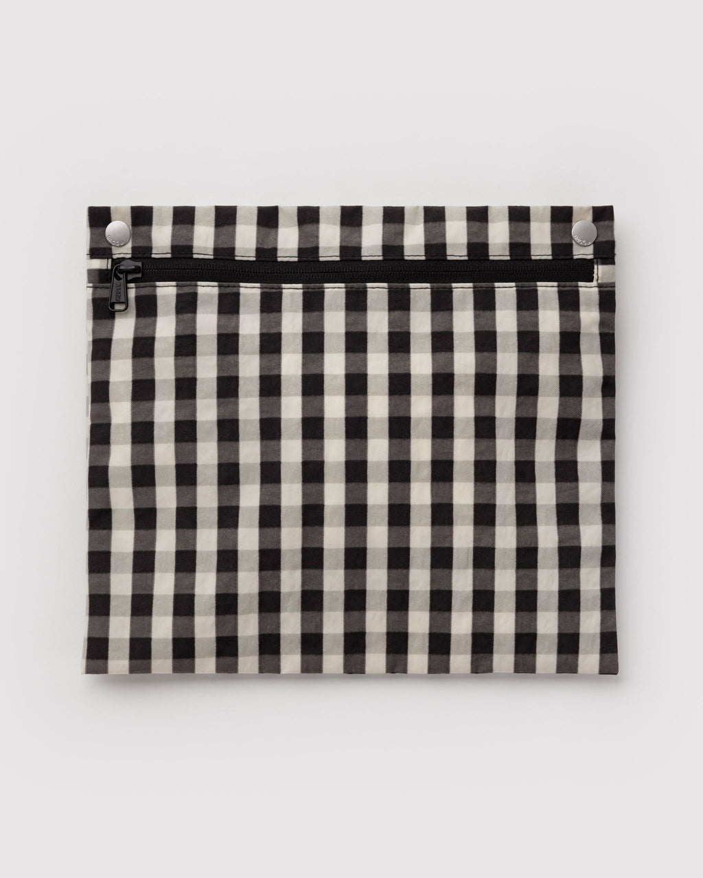 Cloud Carry-On in Black and Cream Gingham for Flexible Weekend Travel