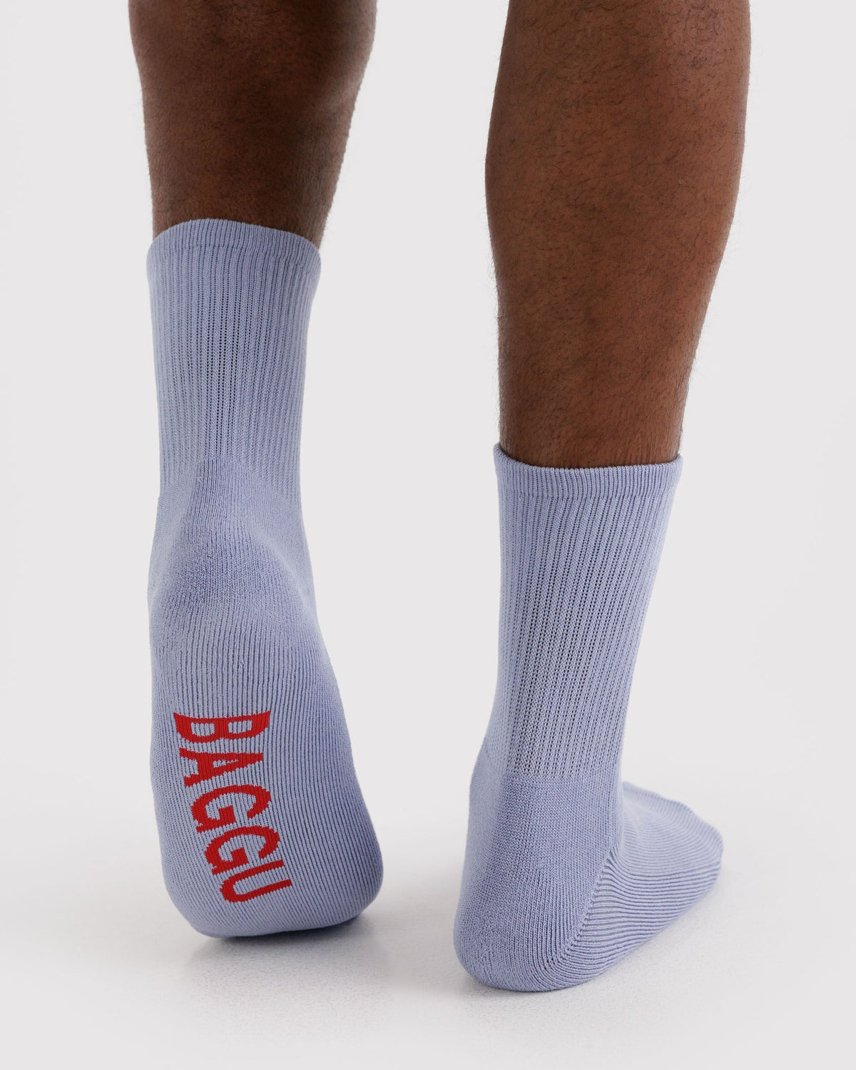 Ribbed Sock in Mist for Colorful Everyday Comfort