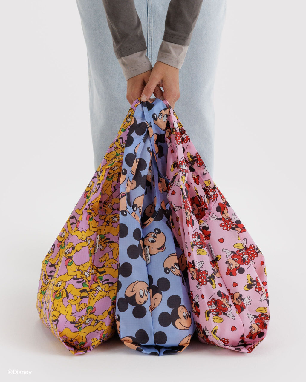 Standard Baggu Set of 3 in Mickey Minnie and Pluto - Practical Use