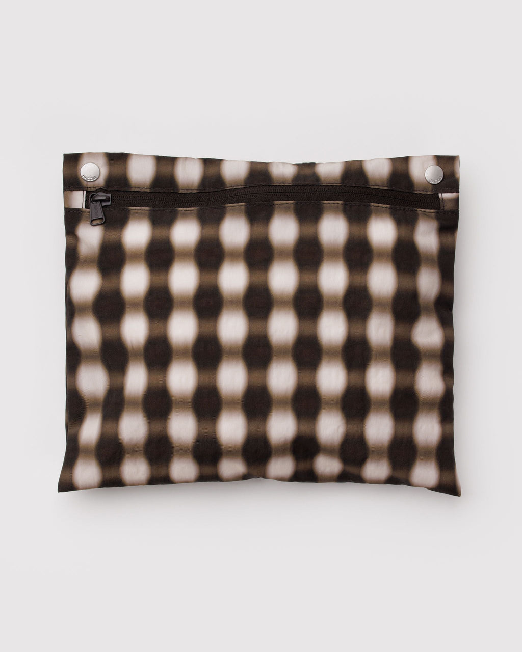Cloud Carry-On in Blurred Gingham Brown for Flexible Weekend Travel