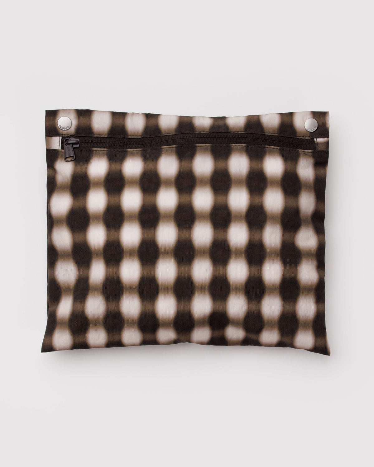 Cloud Carry-On in Blurred Gingham Brown for Flexible Weekend Travel