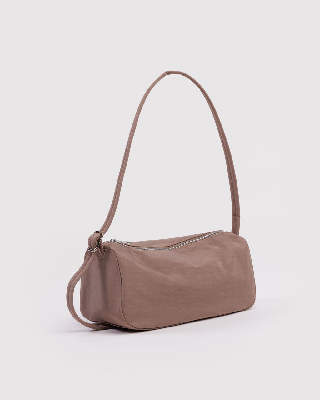 Nylon Loaf Bag in Toasted Almond for Comfortable Crossbody Style
