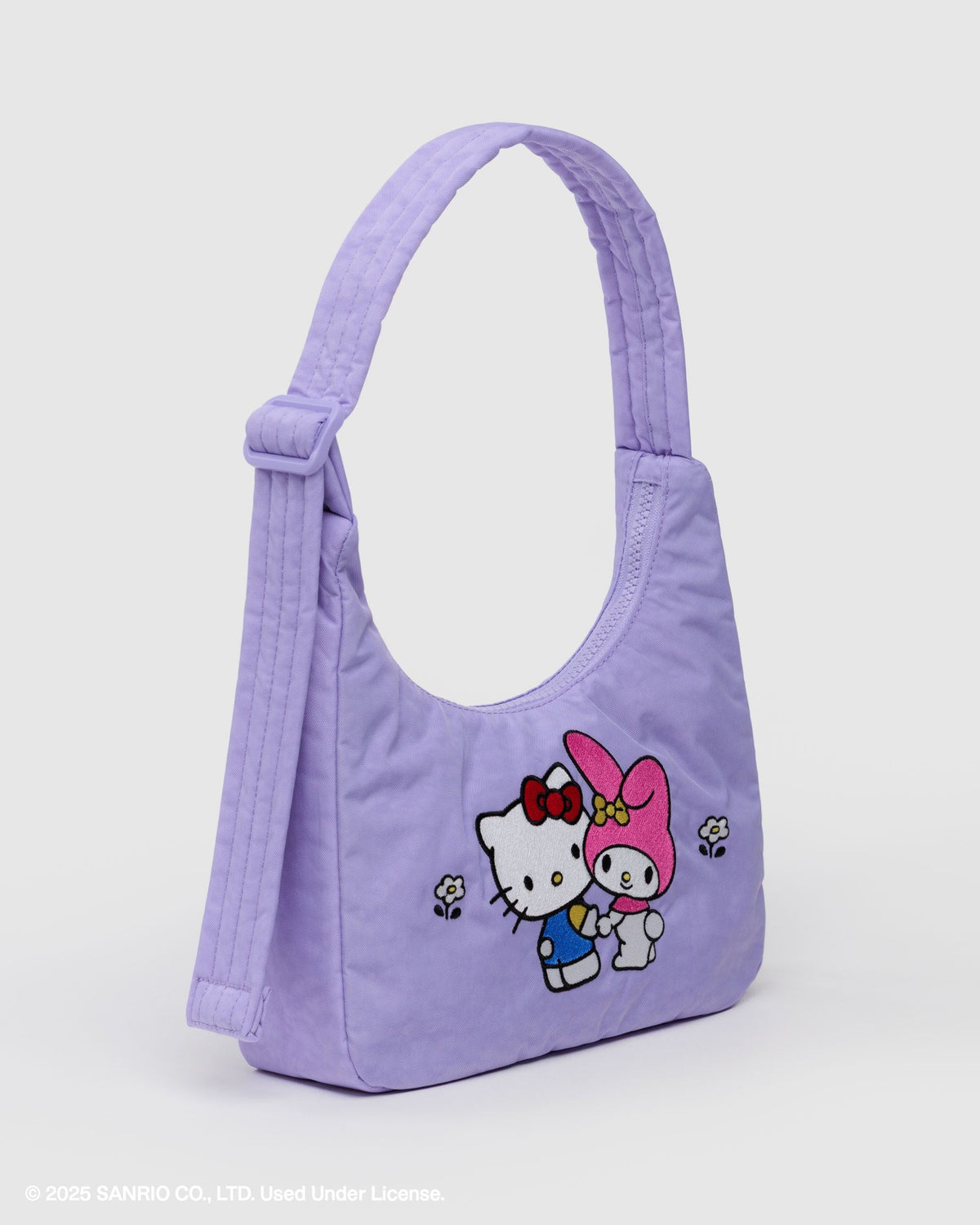 Mini Nylon Shoulder Bag - Sale in Embroidered Hello Ki - Practical Use