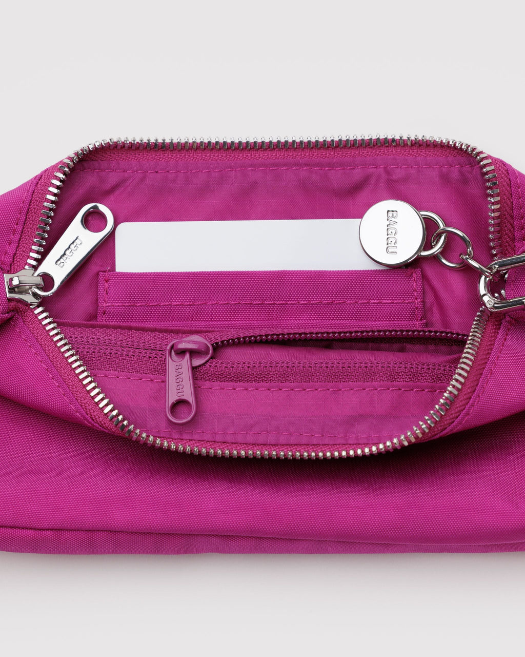 Nylon Pochette - Sale in Deep Fuchsia for Comfortable Crossbody Style